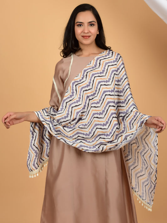 Ocean Breeze Silk Satin Stole