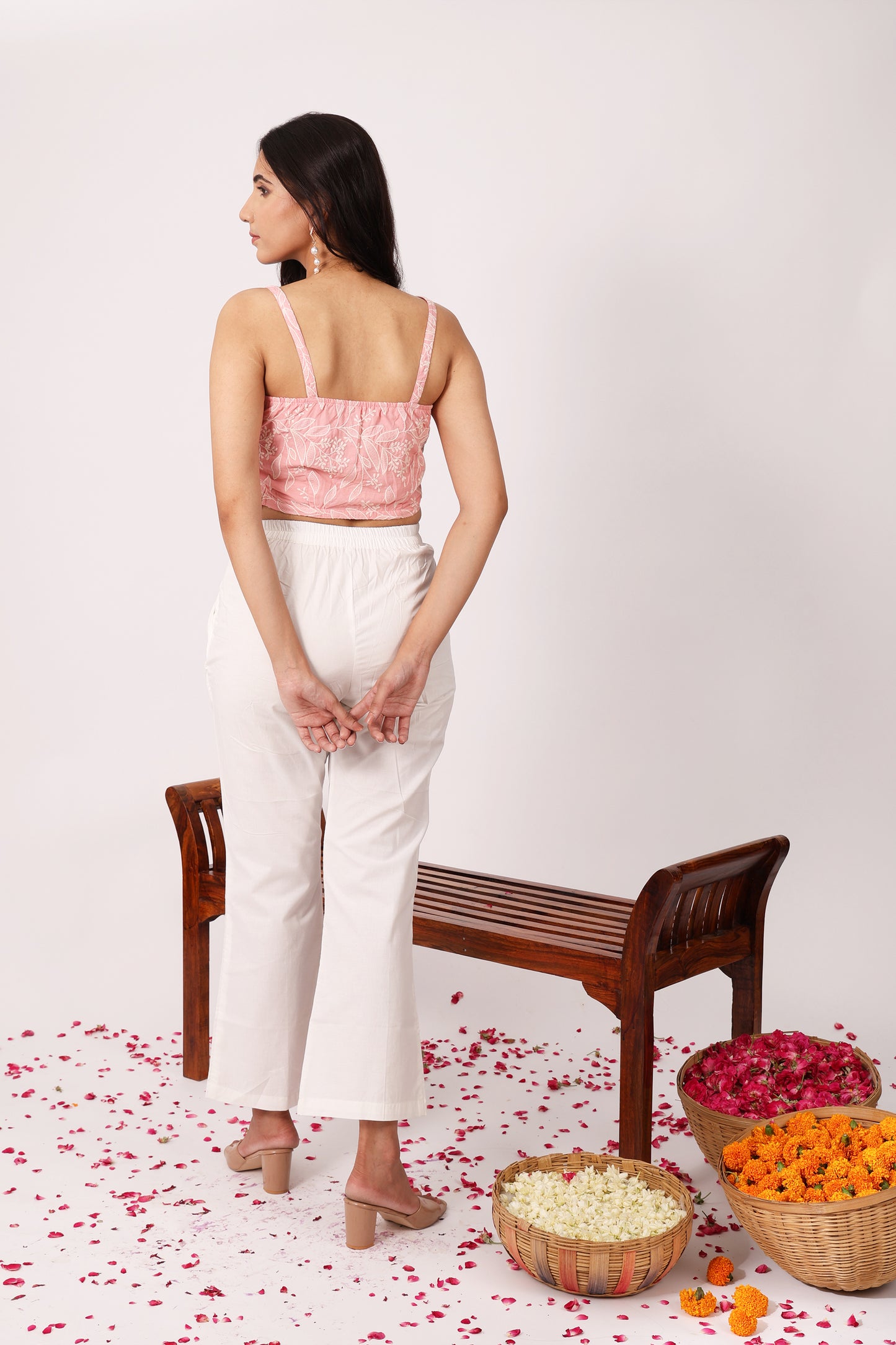 Ethereal Cotton Embroidered Coord Set