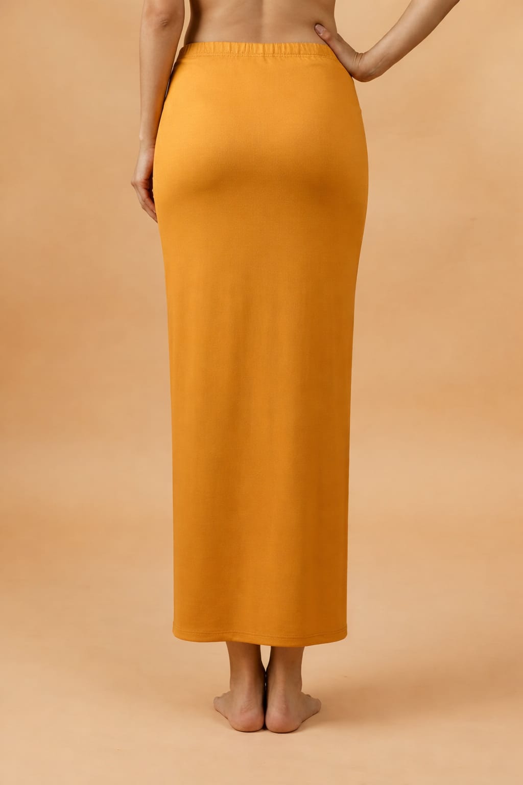 Warm Mustard Saree Shapewear