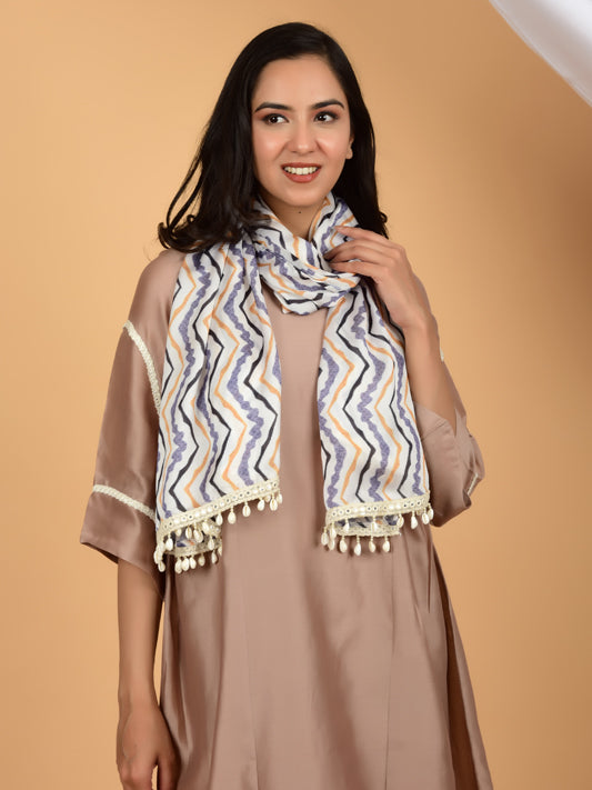 Ocean Breeze Silk Satin Stole