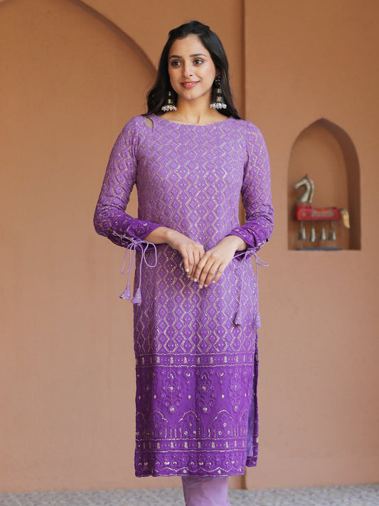 Phoenix Chikankari Embroidered Kurta