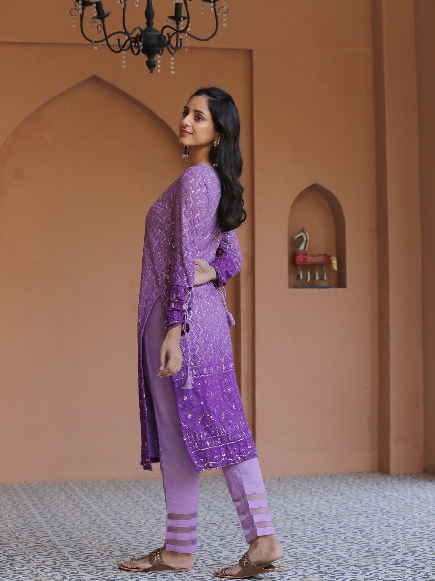 Phoenix Chikankari Embroidered Kurta