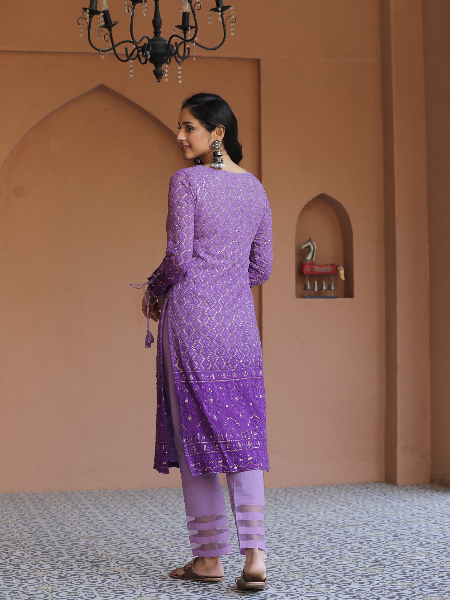 Phoenix Chikankari Embroidered Kurta