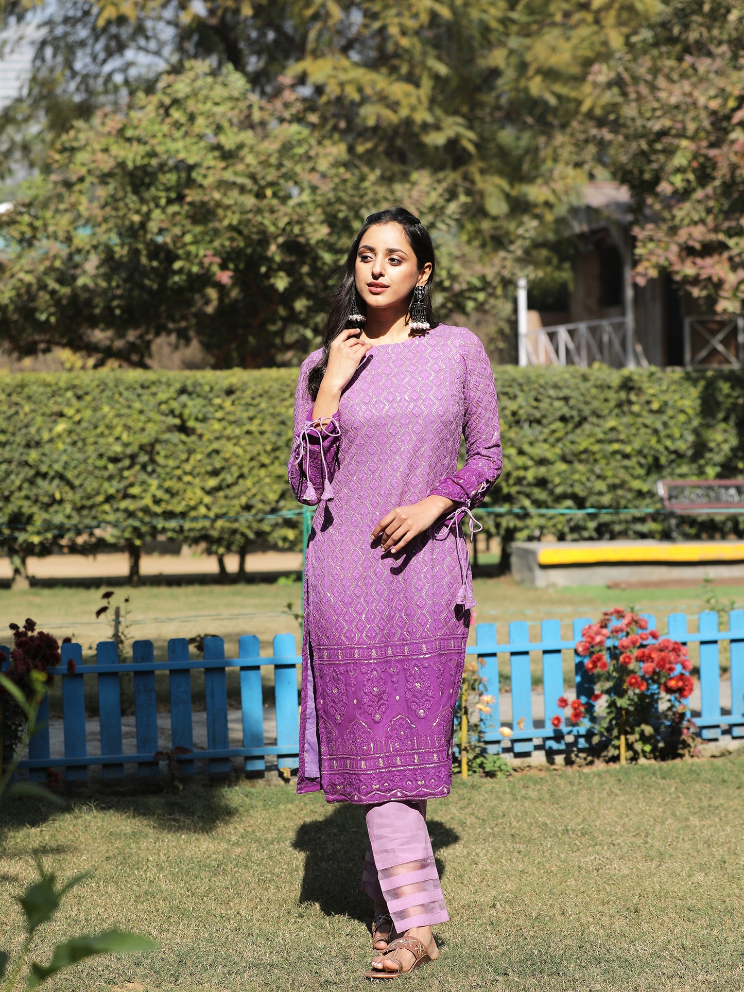Phoenix Chikankari Embroidered Kurta