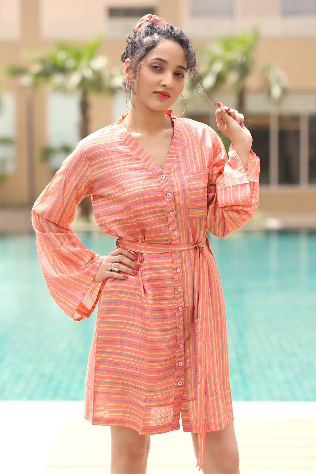 Blush-on Robe