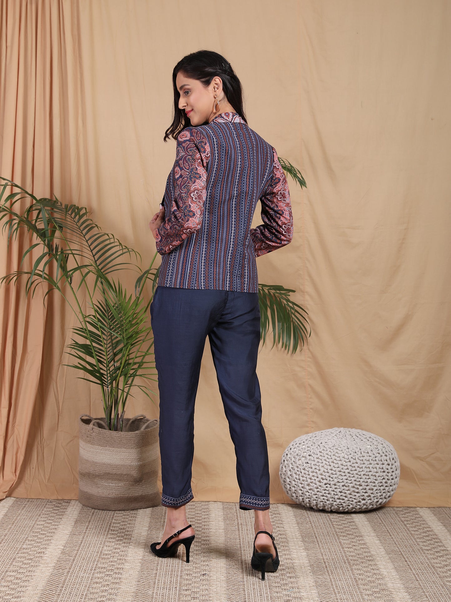 Retro Tailored Lapel Blazer