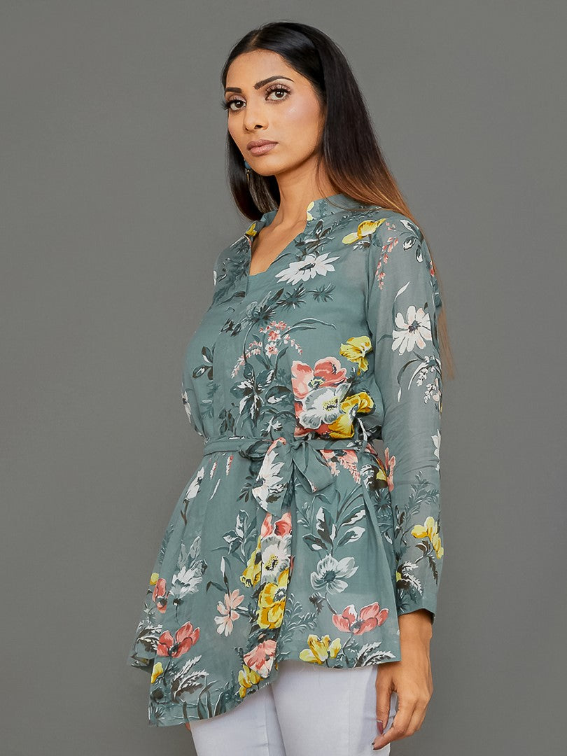 Ecstasy Floral Jacket Top