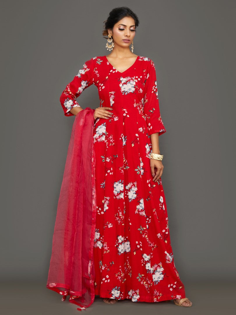 Phoenix Princess Anarkali Set