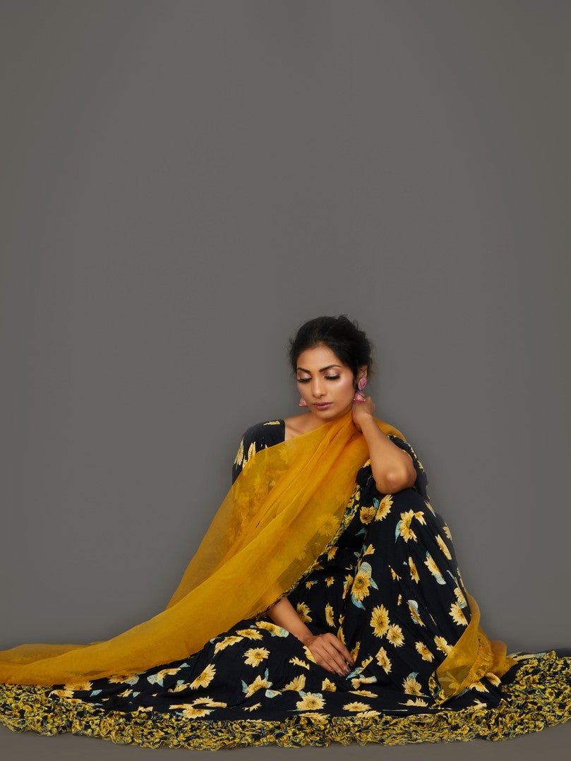 Scorcher Night Lehenga Set