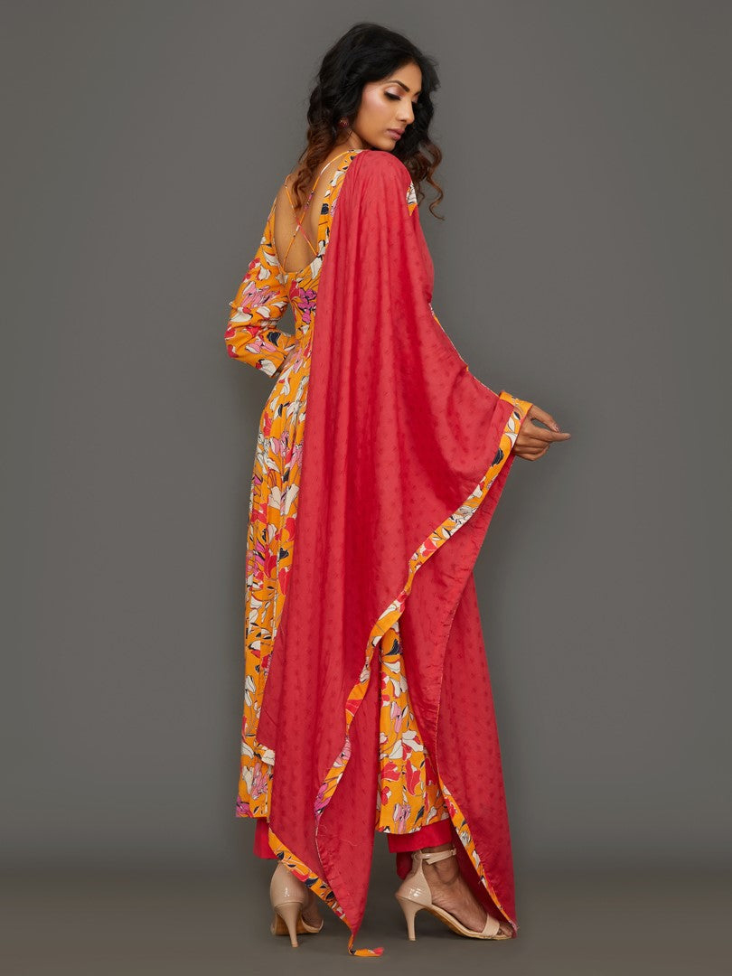 Sunset Bliss Anarkali Set