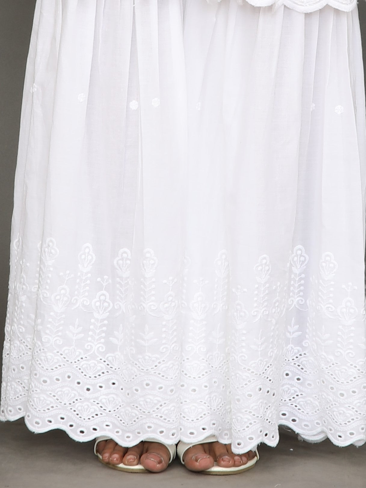Elegant Chikankari Sharara Set