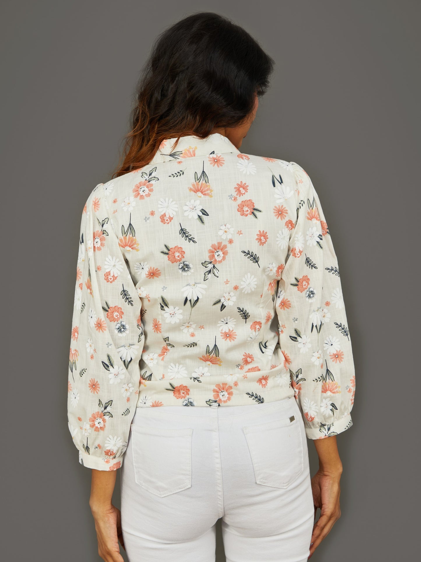 Floral Jacket Top
