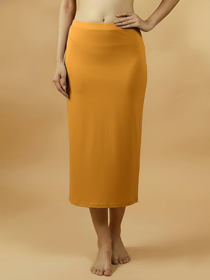 Warm Mustard Saree Shapewear