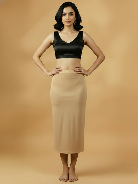 Seamless Gold Saree Shapewear