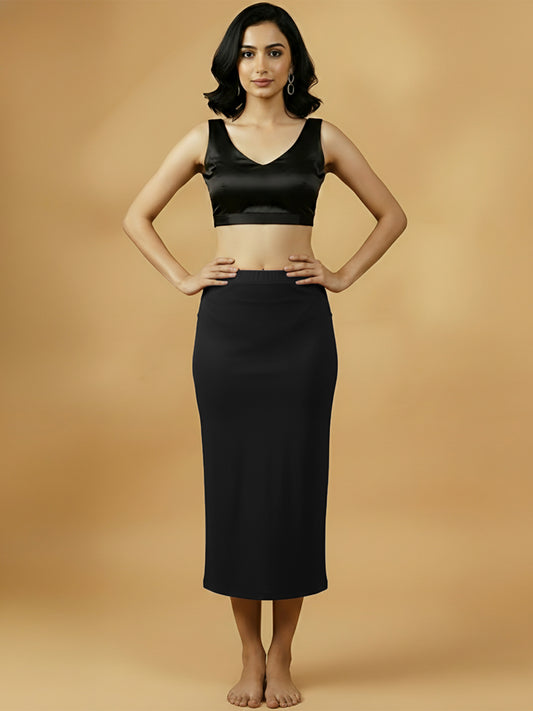 Classic Black Saree Shapewear