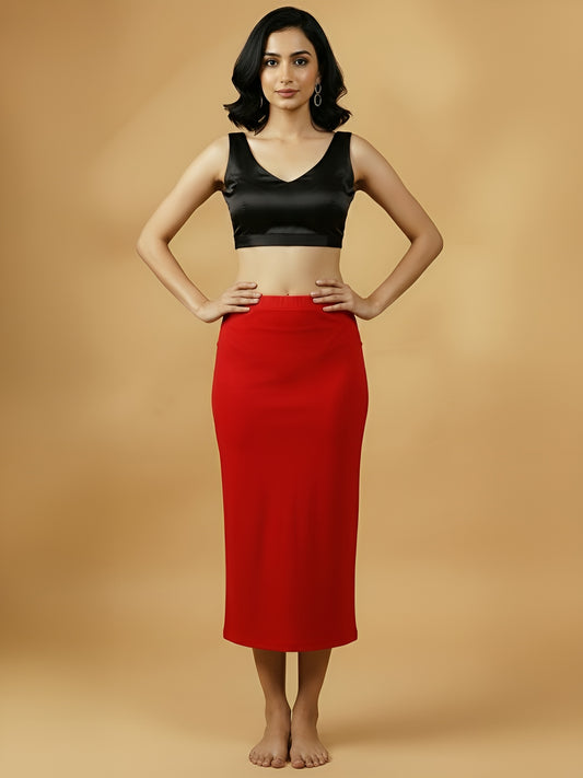 Red Aura Saree Shapewear