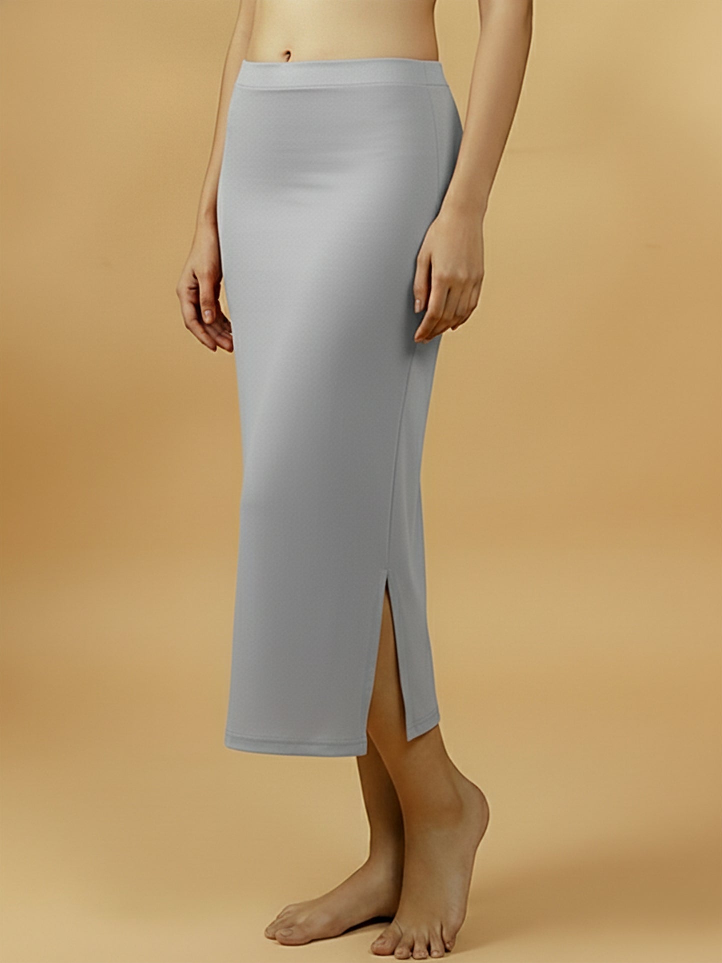 Sleek Grey Saree Shapewear