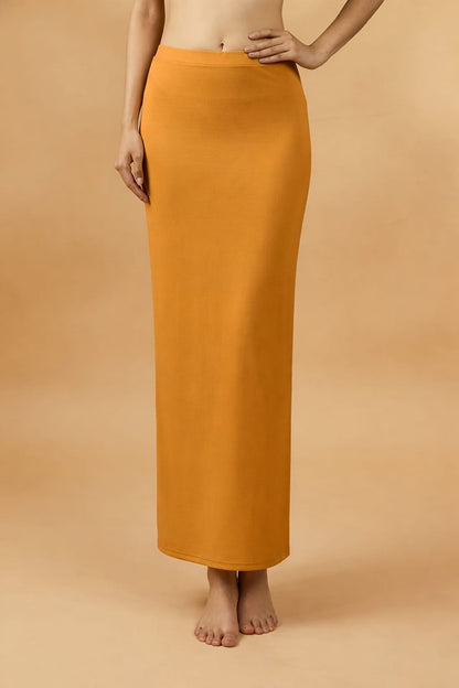 Warm Mustard Saree Shapewear