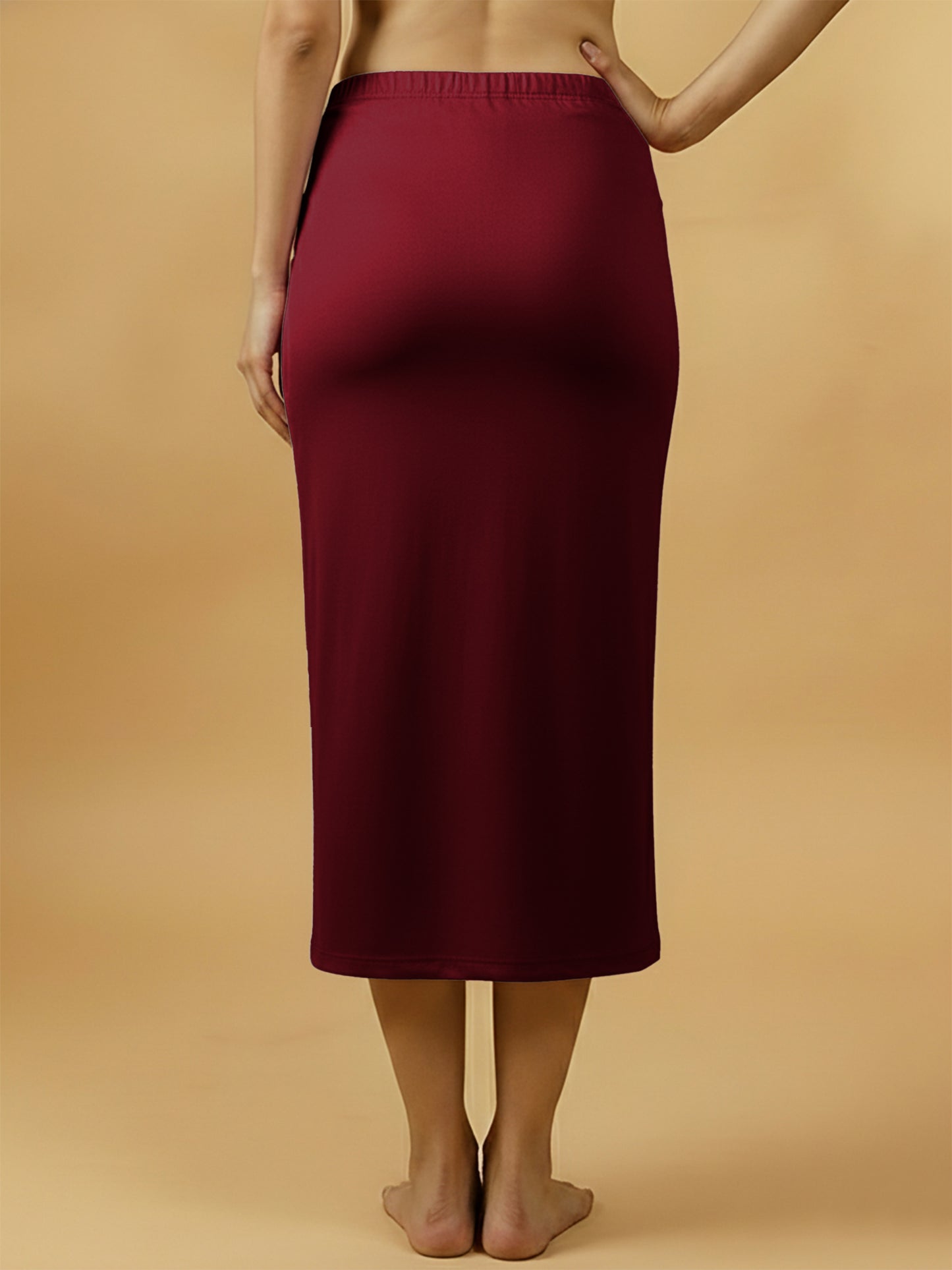 Rich Maroon Saree Shapewear