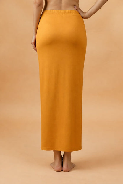 Warm Mustard Saree Shapewear