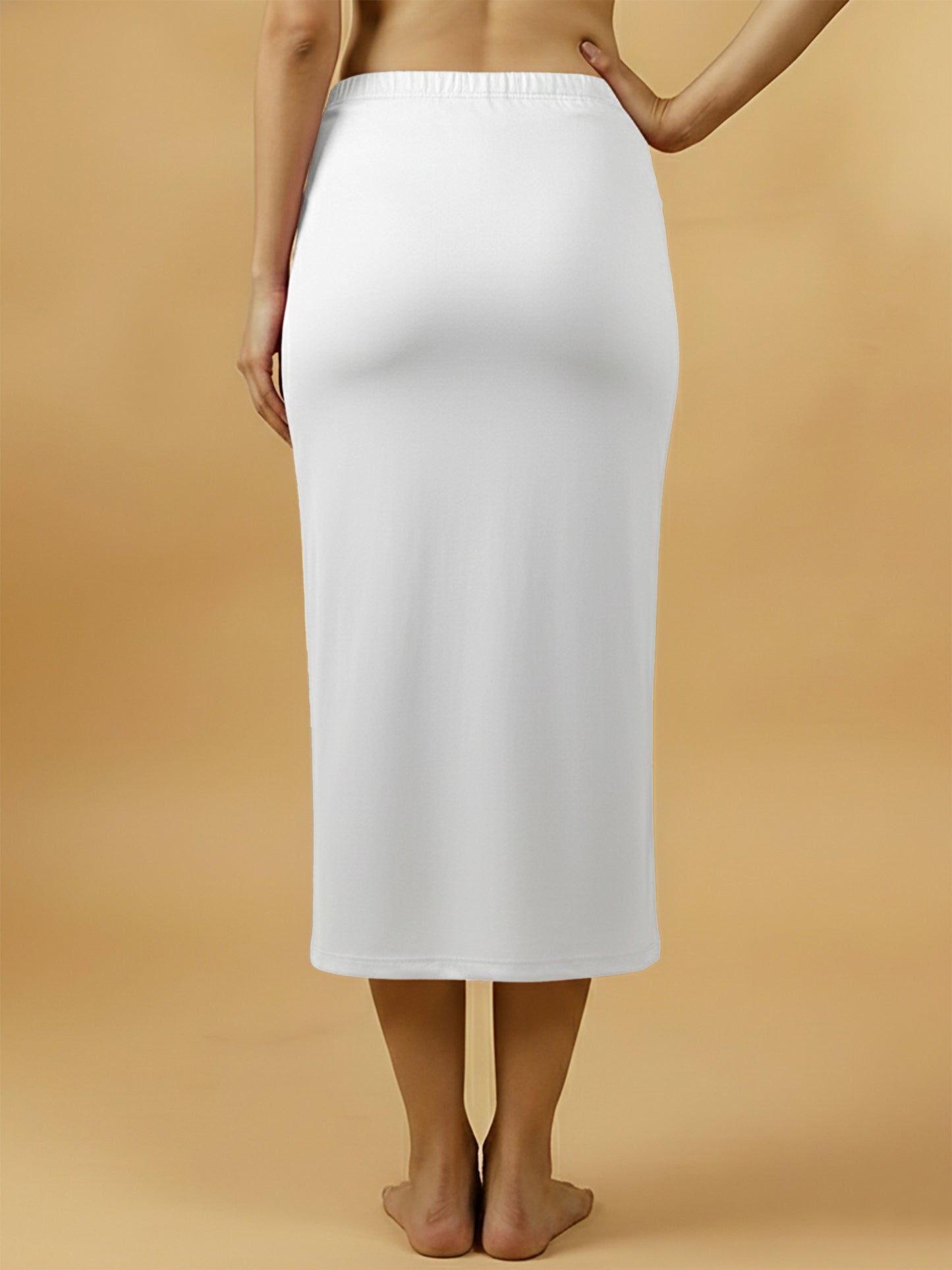 Elegance White Saree Shapewear