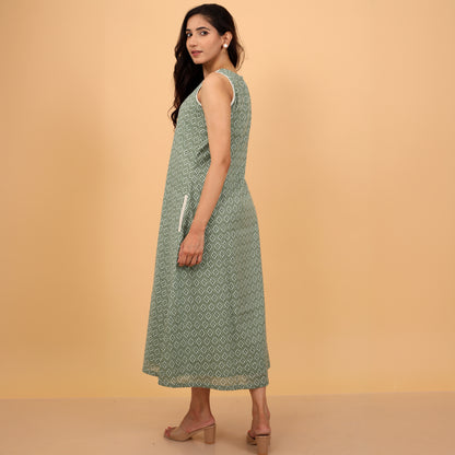 Serene Cotton Lace Dress