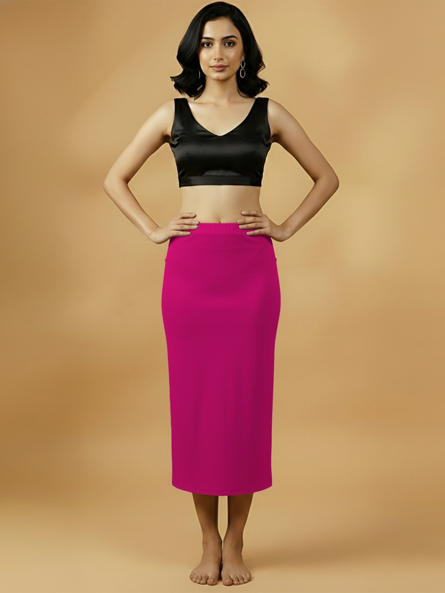 Luxe Pink Saree Shapewear