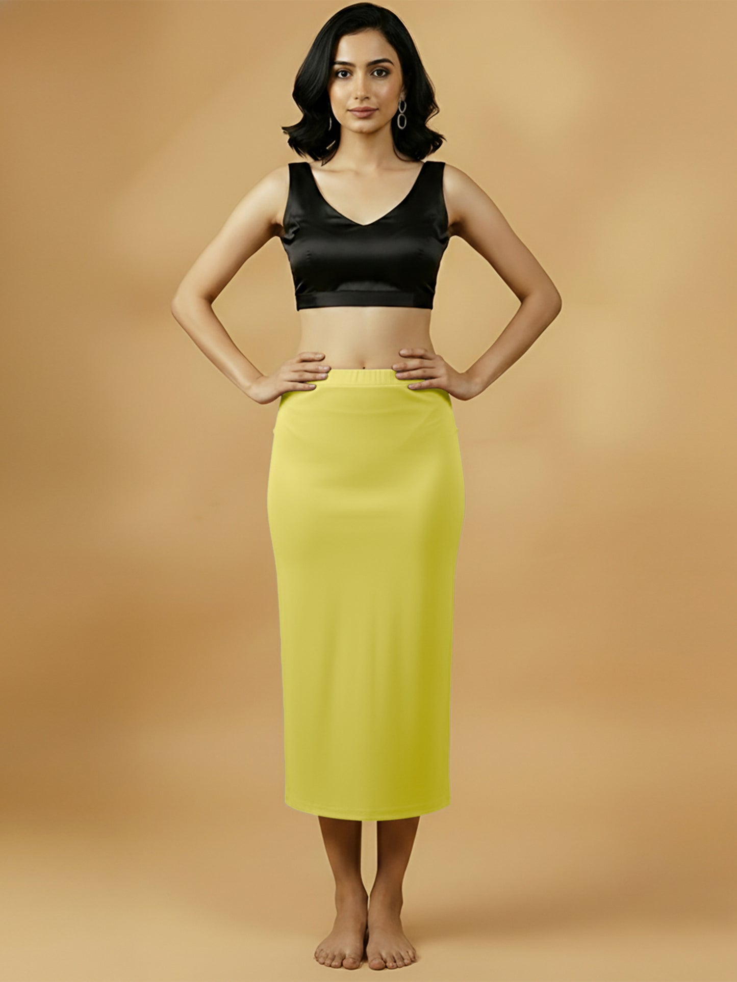 Elite Yellow Saree Shapewear