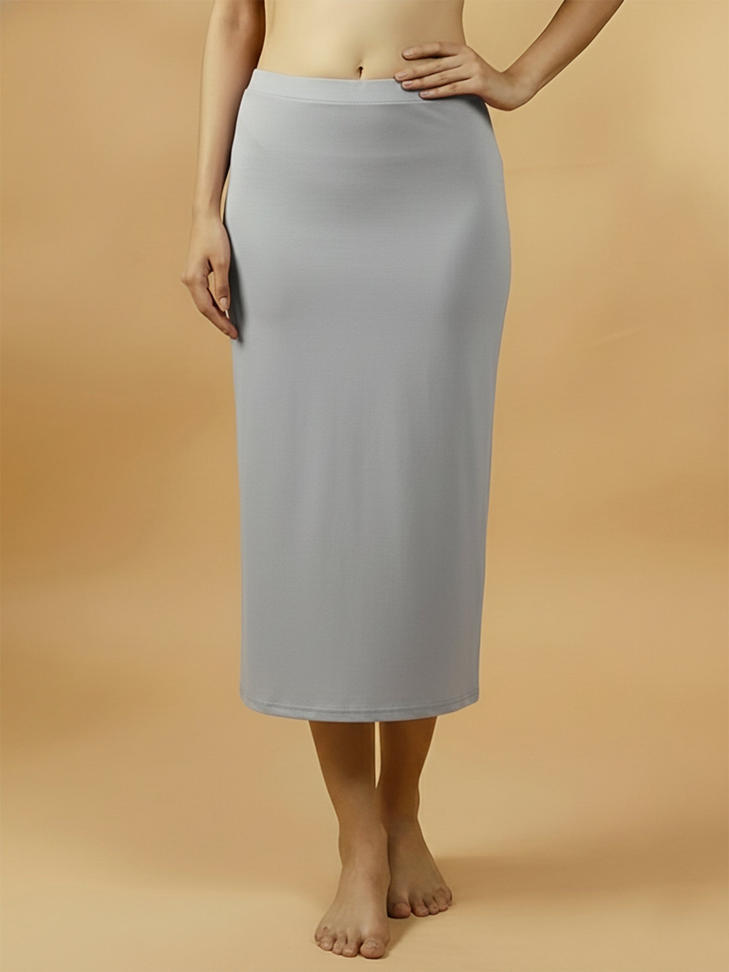 Sleek Grey Saree Shapewear