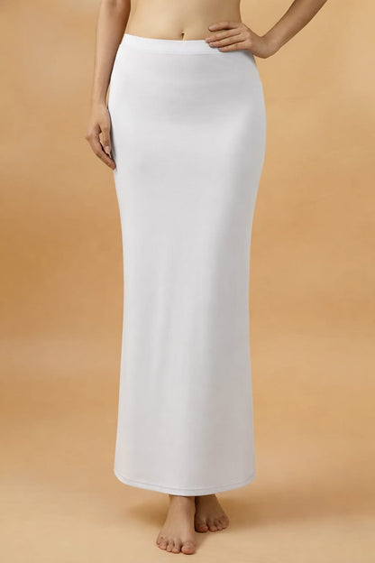 Elegance White Saree Shapewear