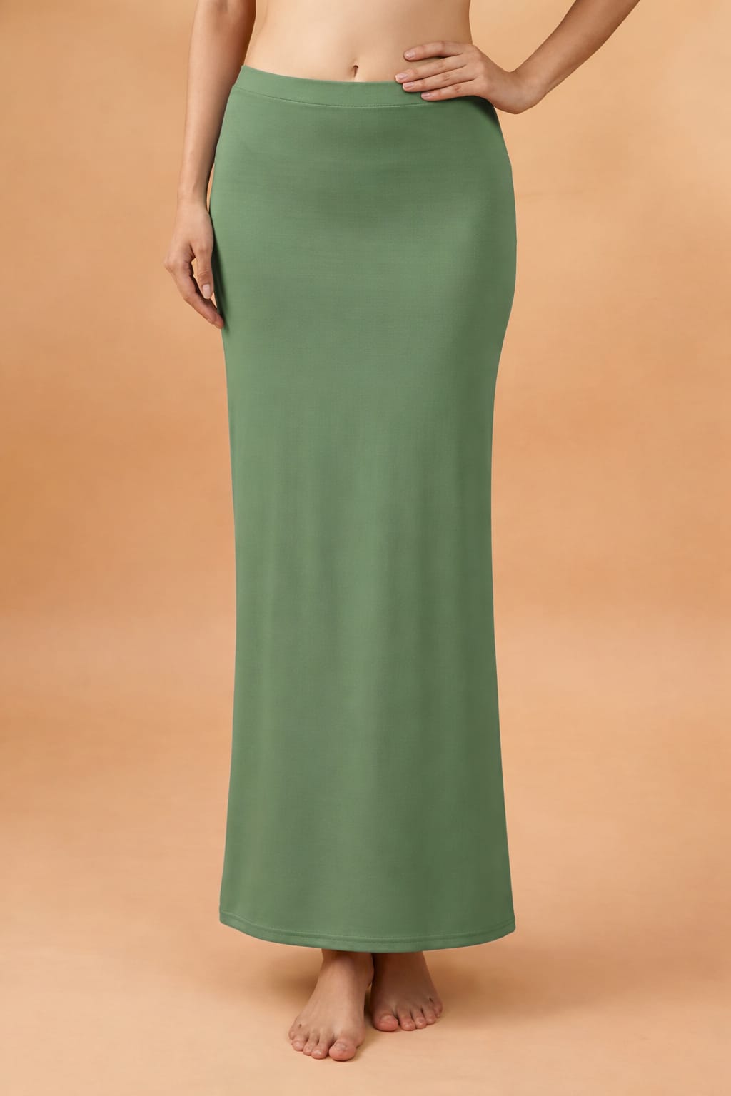 Essence Green Saree Shapewear