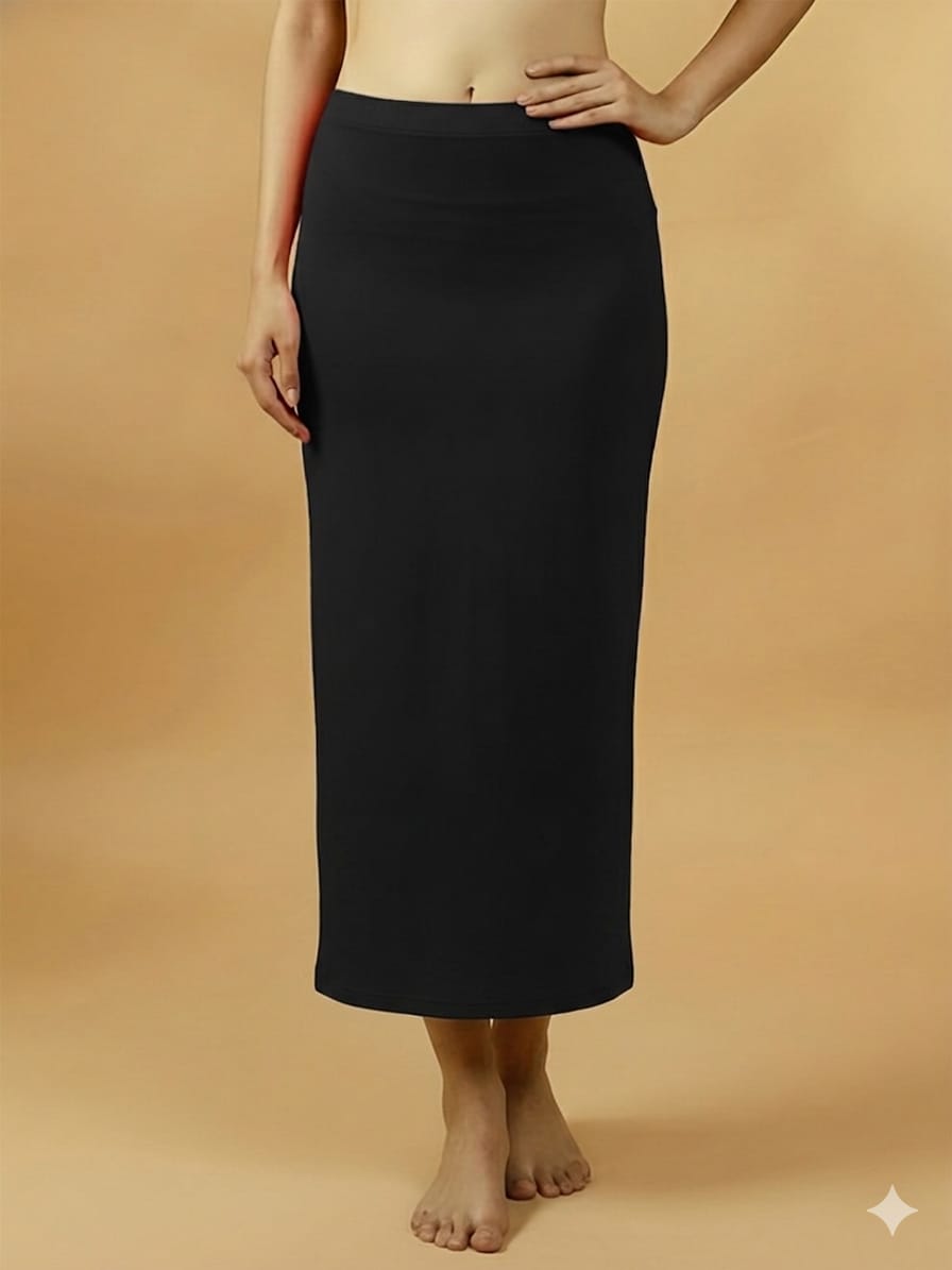 Classic Black Saree Shapewear