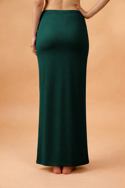Signature Dark Green Saree Shapwear