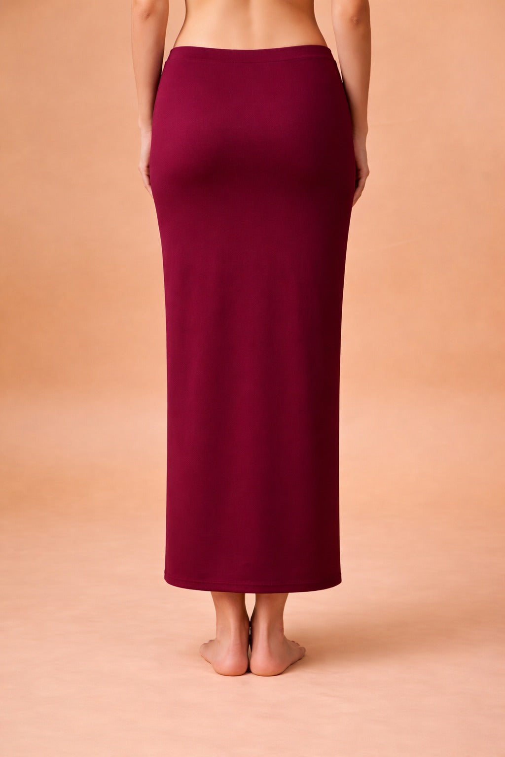 Rich Maroon Saree Shapewear