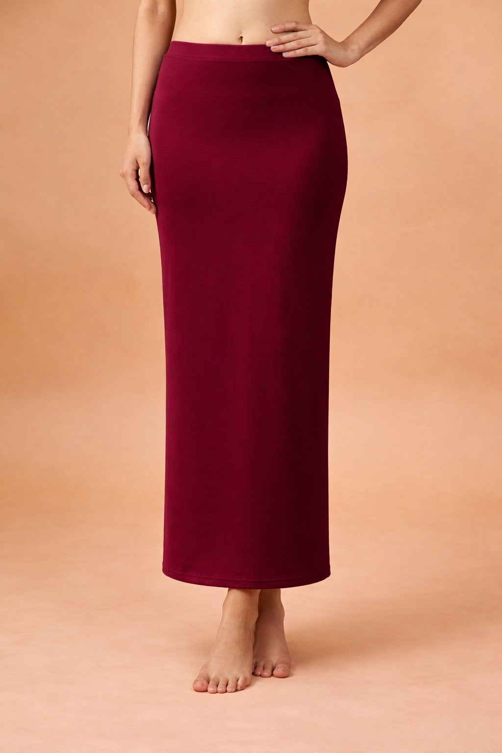 Rich Maroon Saree Shapewear