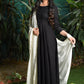 Black & White Beauty Anarkali Set