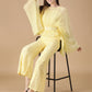 Yellow Drape Coord Set (Set of 4)