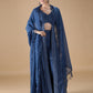 Ravishing Blue Sharara Set (Set of 3)