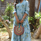 Floral Sky Maxi Dress