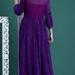 Soothing Purple and Pink Maxi Dress