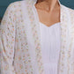Fairytale White Gown with Heavy Embroidered Jacket
