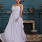 Fairytale White Gown with Heavy Embroidered Jacket