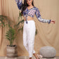 Bohemian Long-sleeved Crop Top