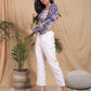 Bohemian Long-sleeved Crop Top