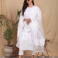 Chikankari Golden Embroidered Suit
