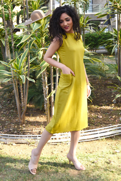 Daffodil Warm-glow A-line Midi