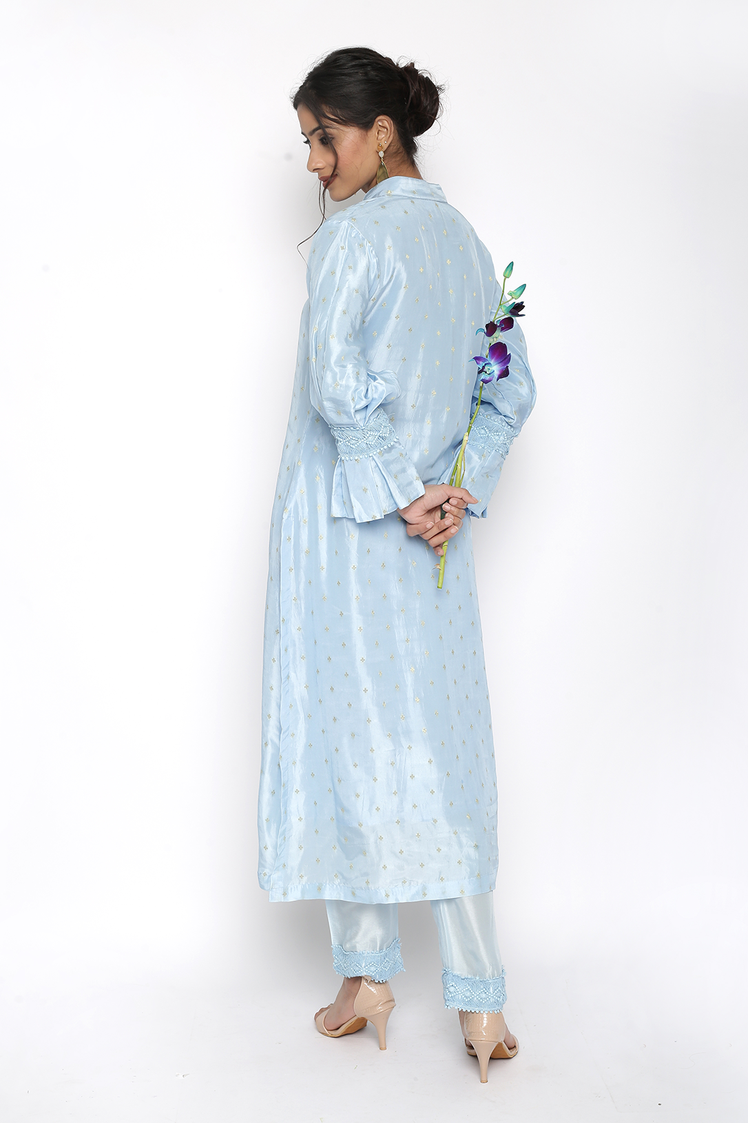 Women Blue Kurta with Pant