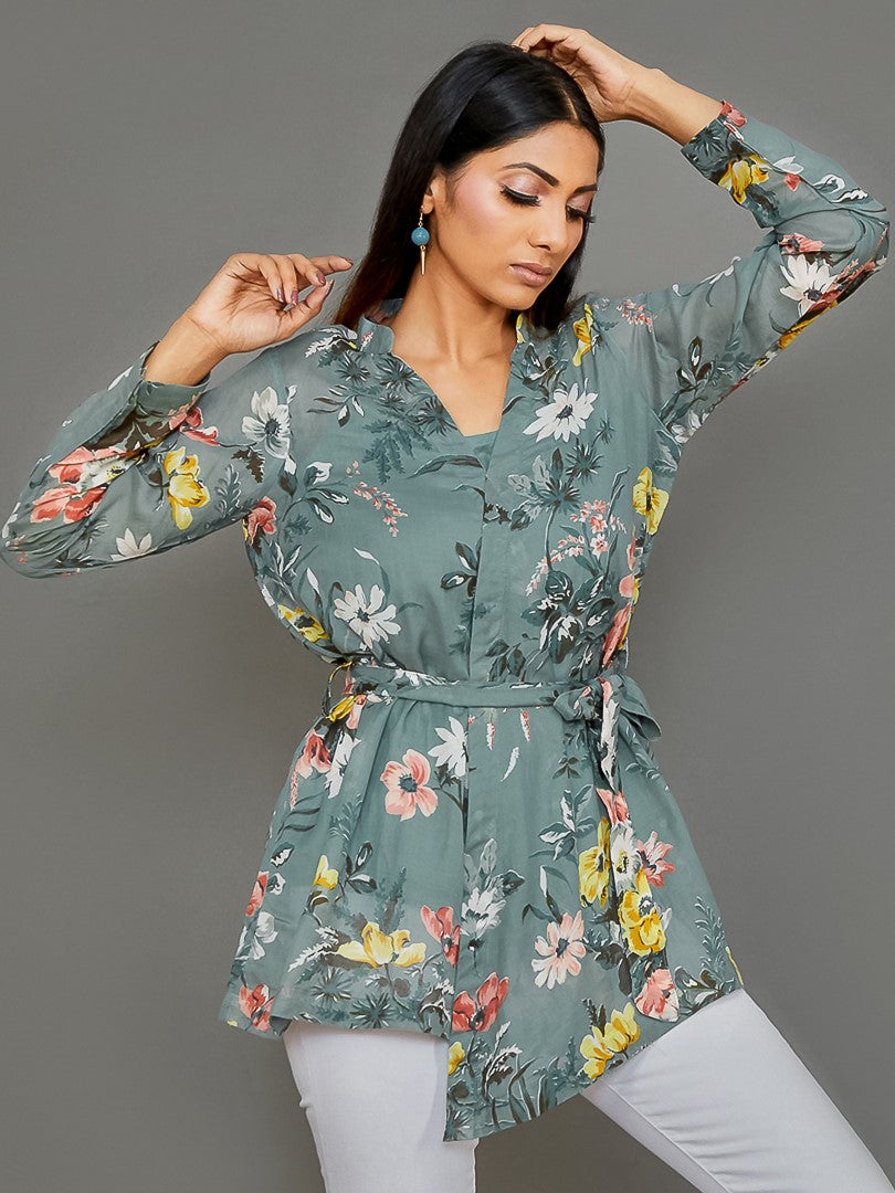 Ecstasy Floral Jacket Top