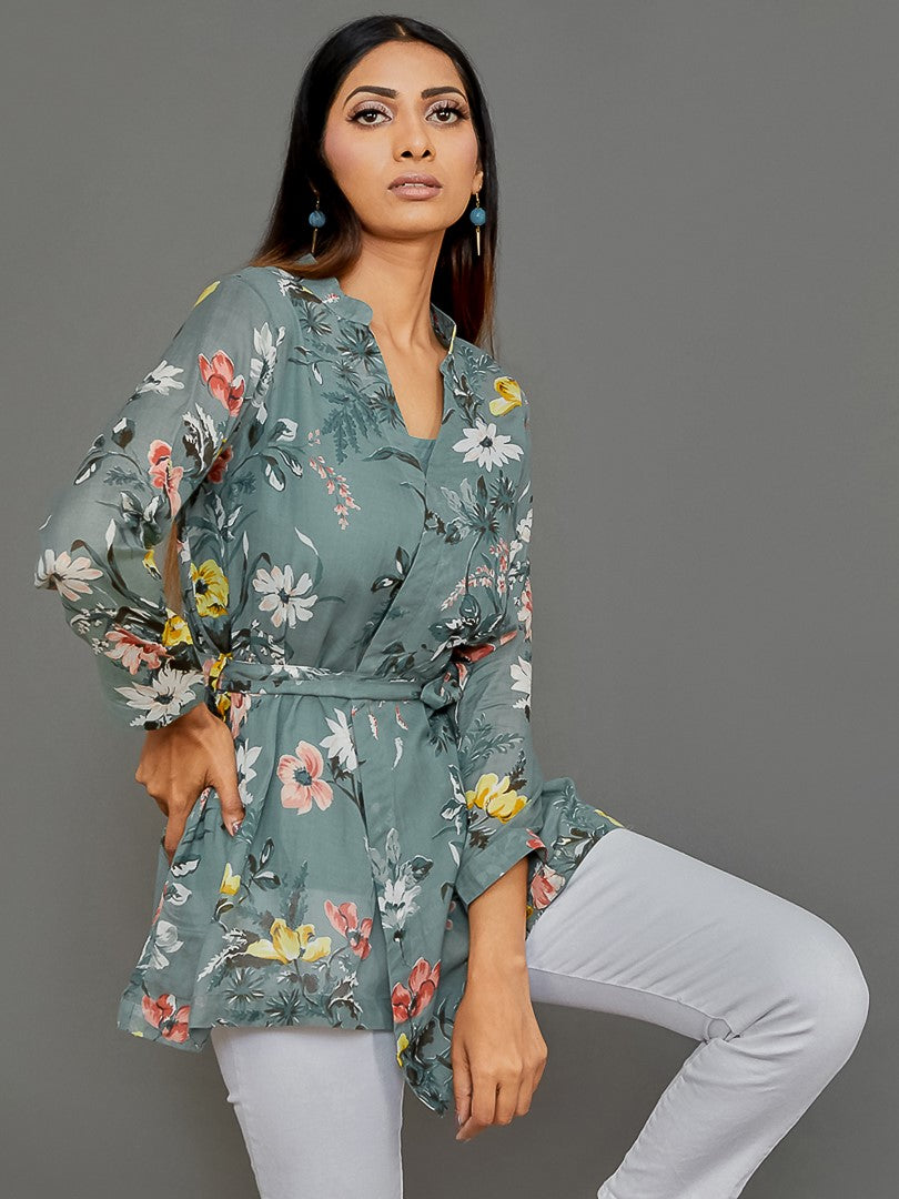 Ecstasy Floral Jacket Top