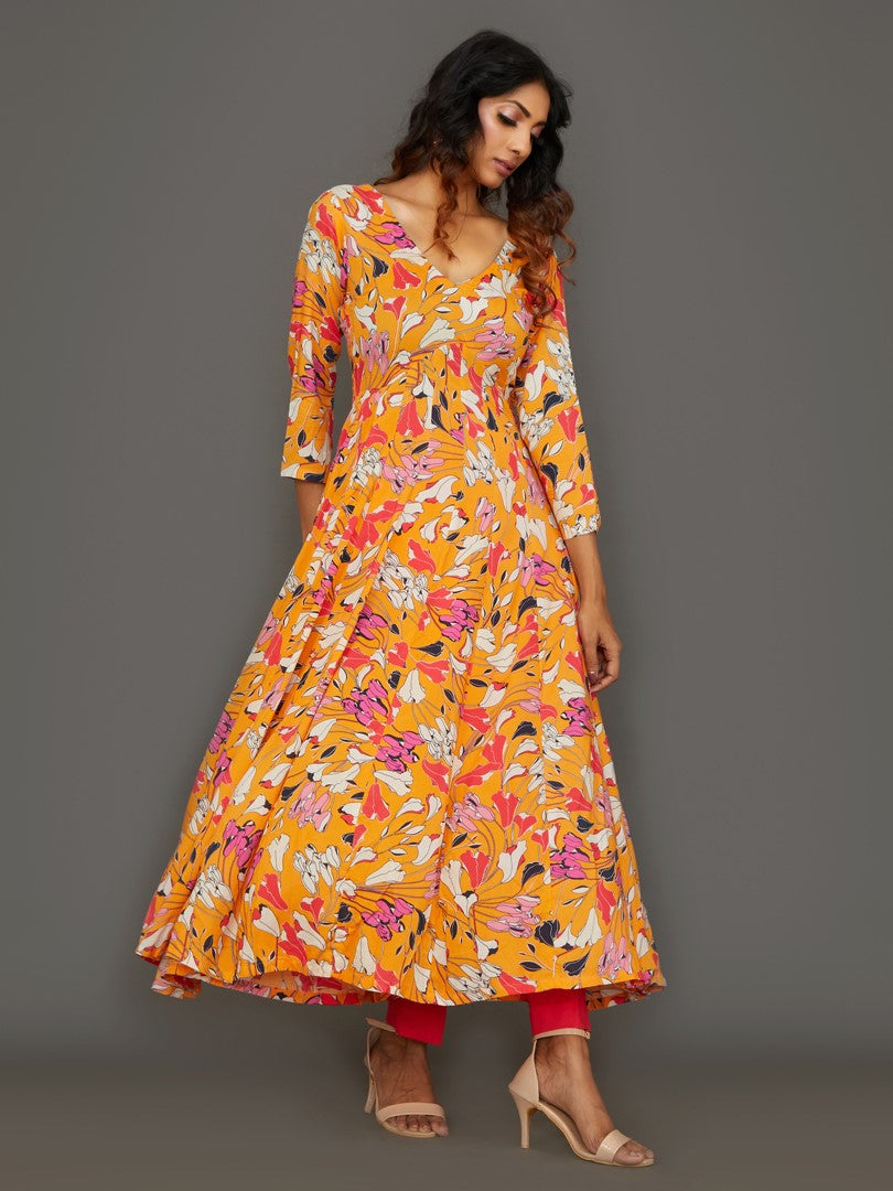 Sunset Bliss Anarkali Set